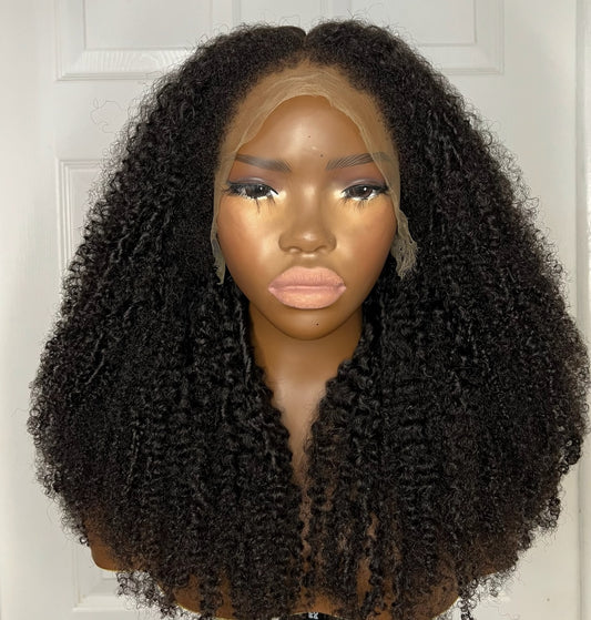 Hybrid Curly Afro Custom Wig – Natural Volume & Defined Curls for All Styles