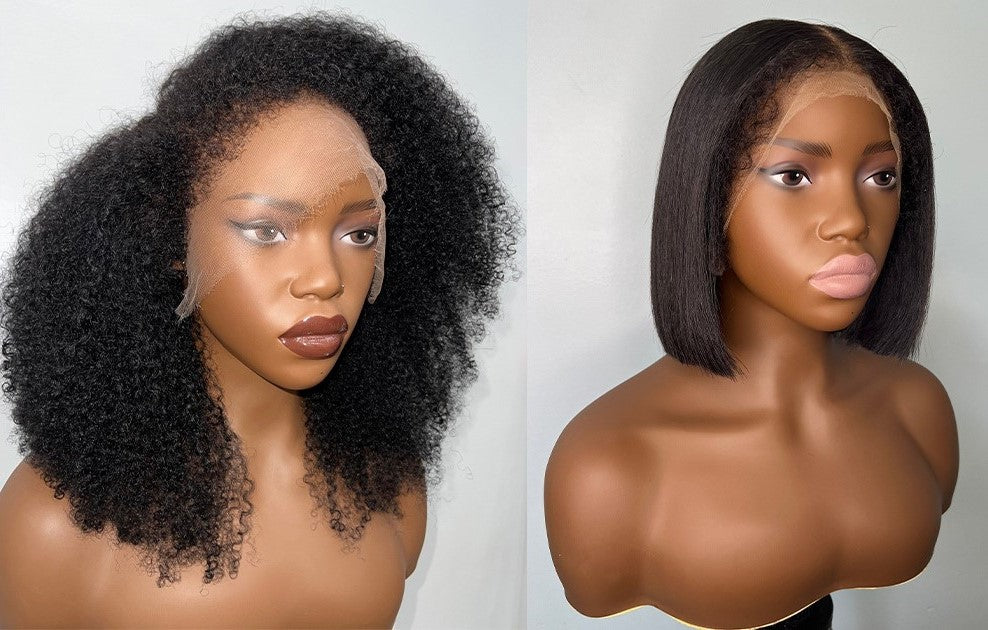 From Sleek to Coily: Transform Your Style with Hybrid Kelly Bob & Curly Afro Wigs