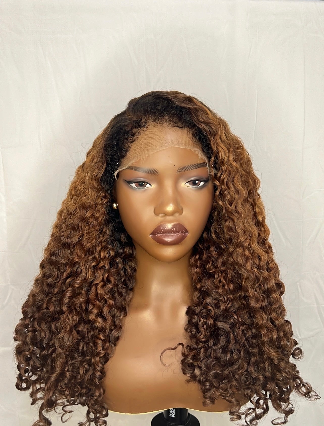 Hybrid Burma Coily Honey Raw Wig | Natural Texture & Seamless Hairline