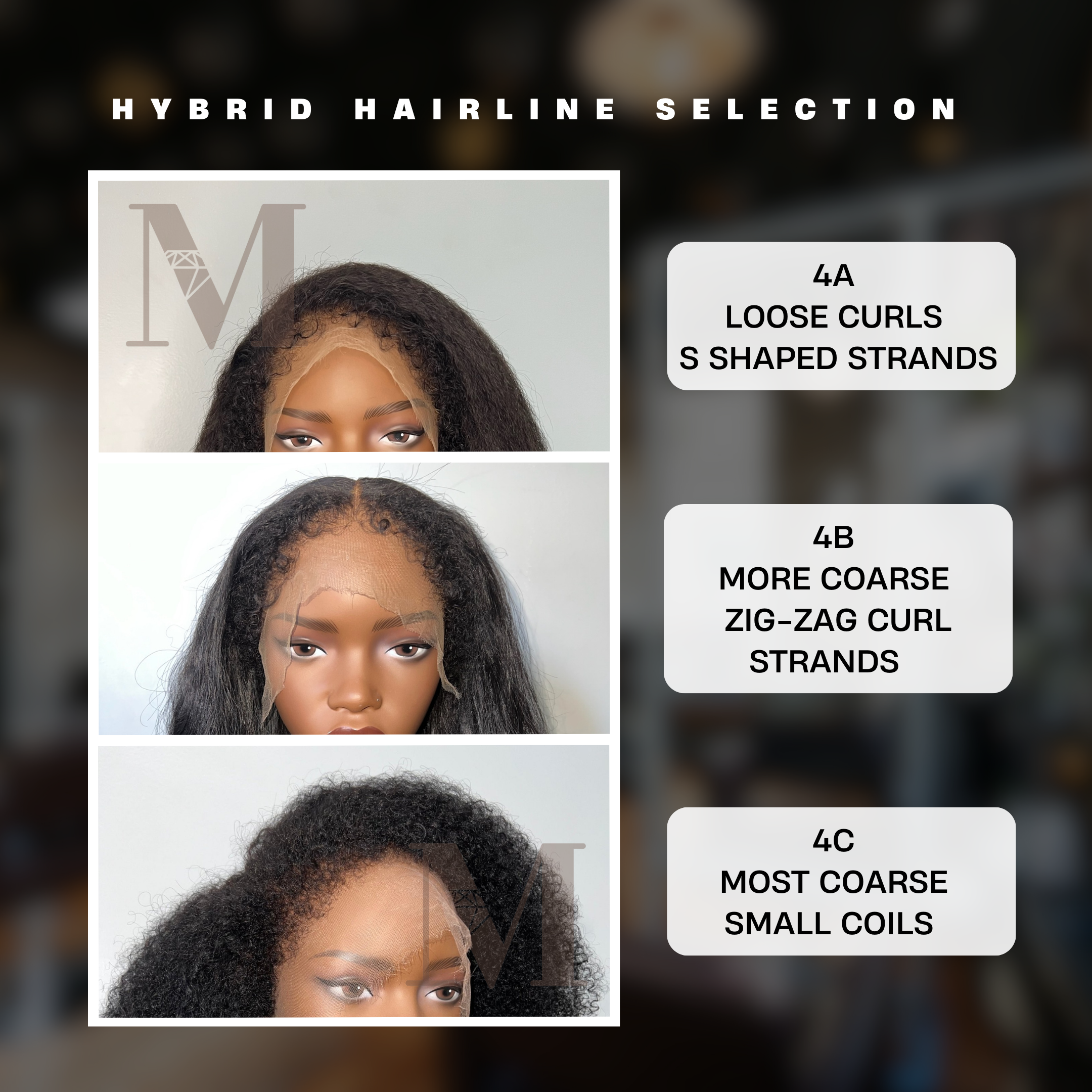 Hybrid Curly Afro Custom