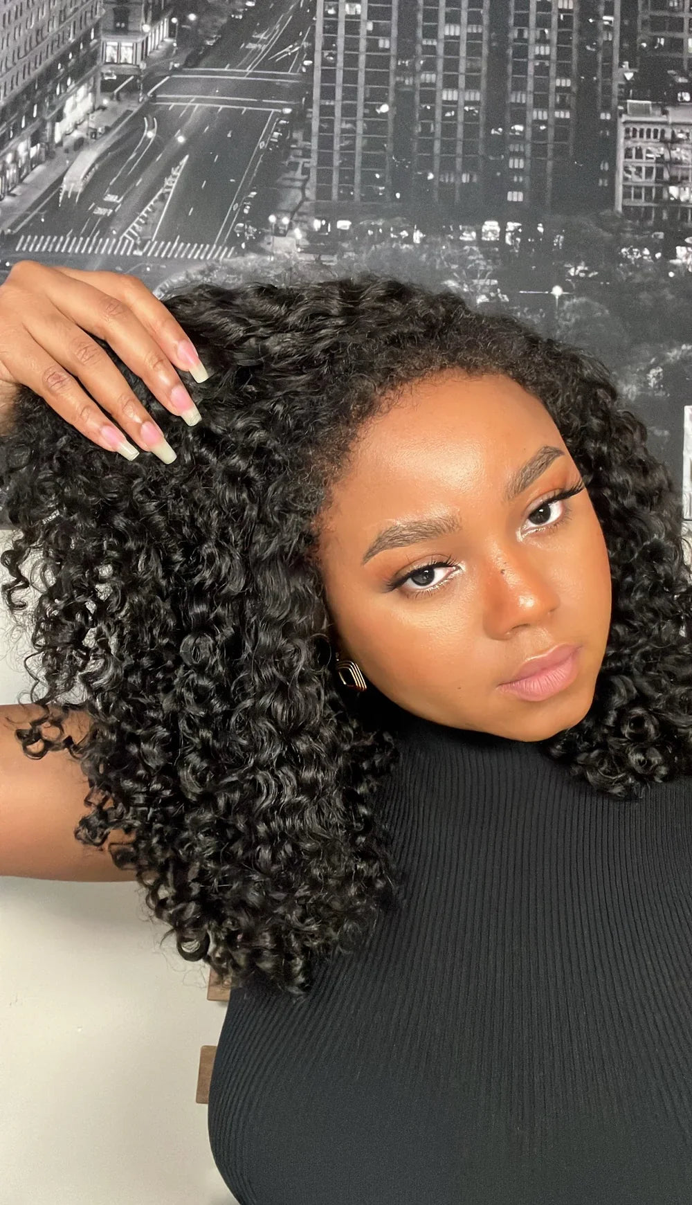 Hybrid Toy HD Wig: Seamless Curls with a Revolutionary Hybrid Hairline