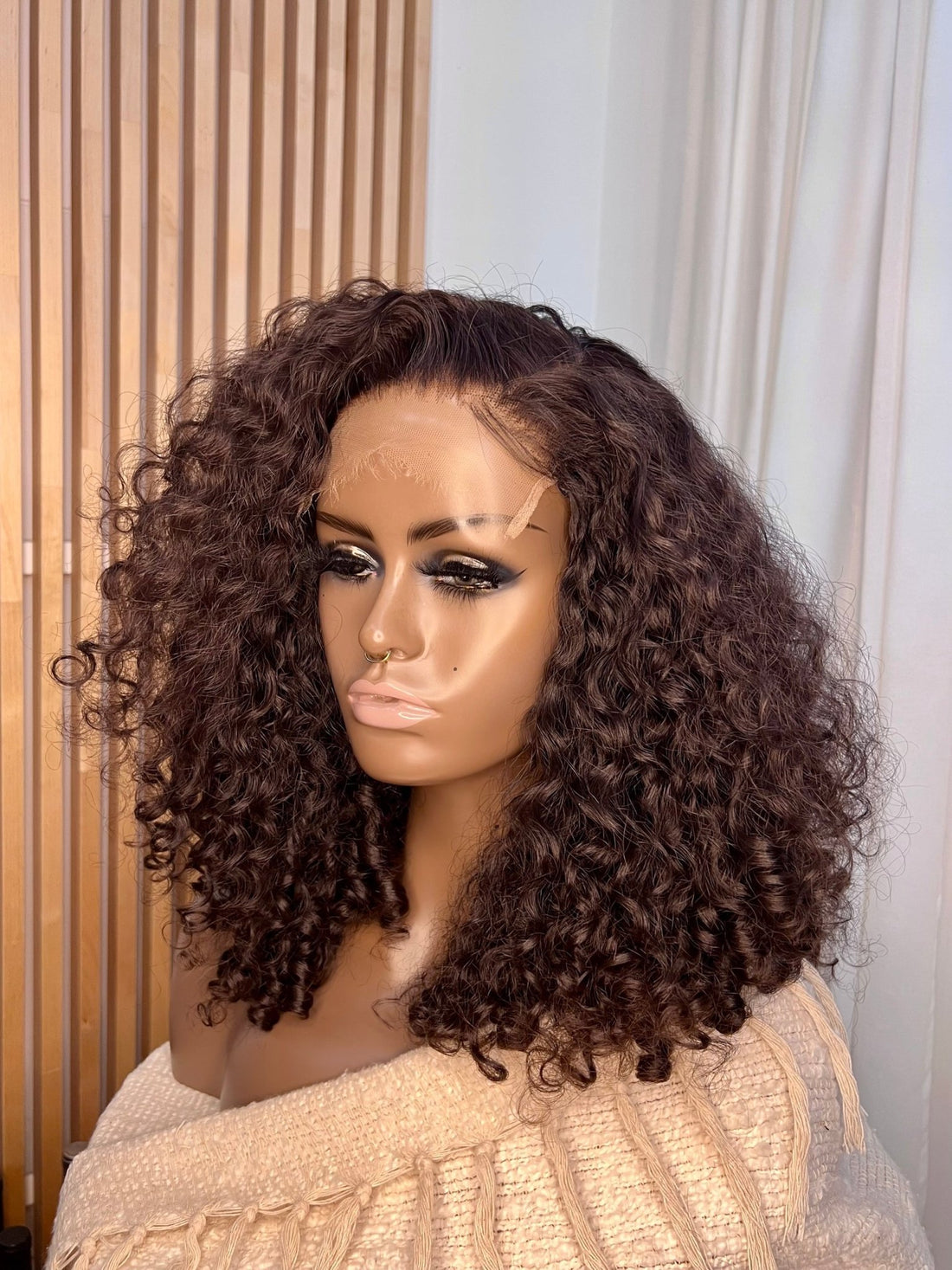 Raw Burmese Curly Unit: Versatile & Stunning 18-Inch Hair Piece - MellowDiamond