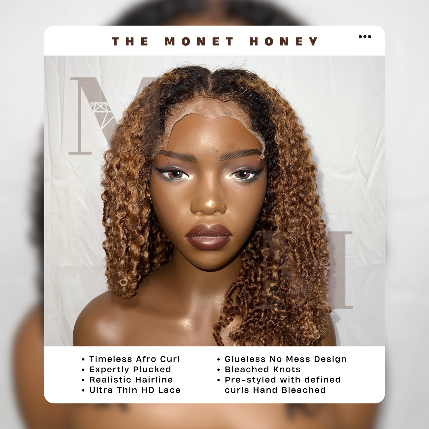 Monet Honey Wig RTS