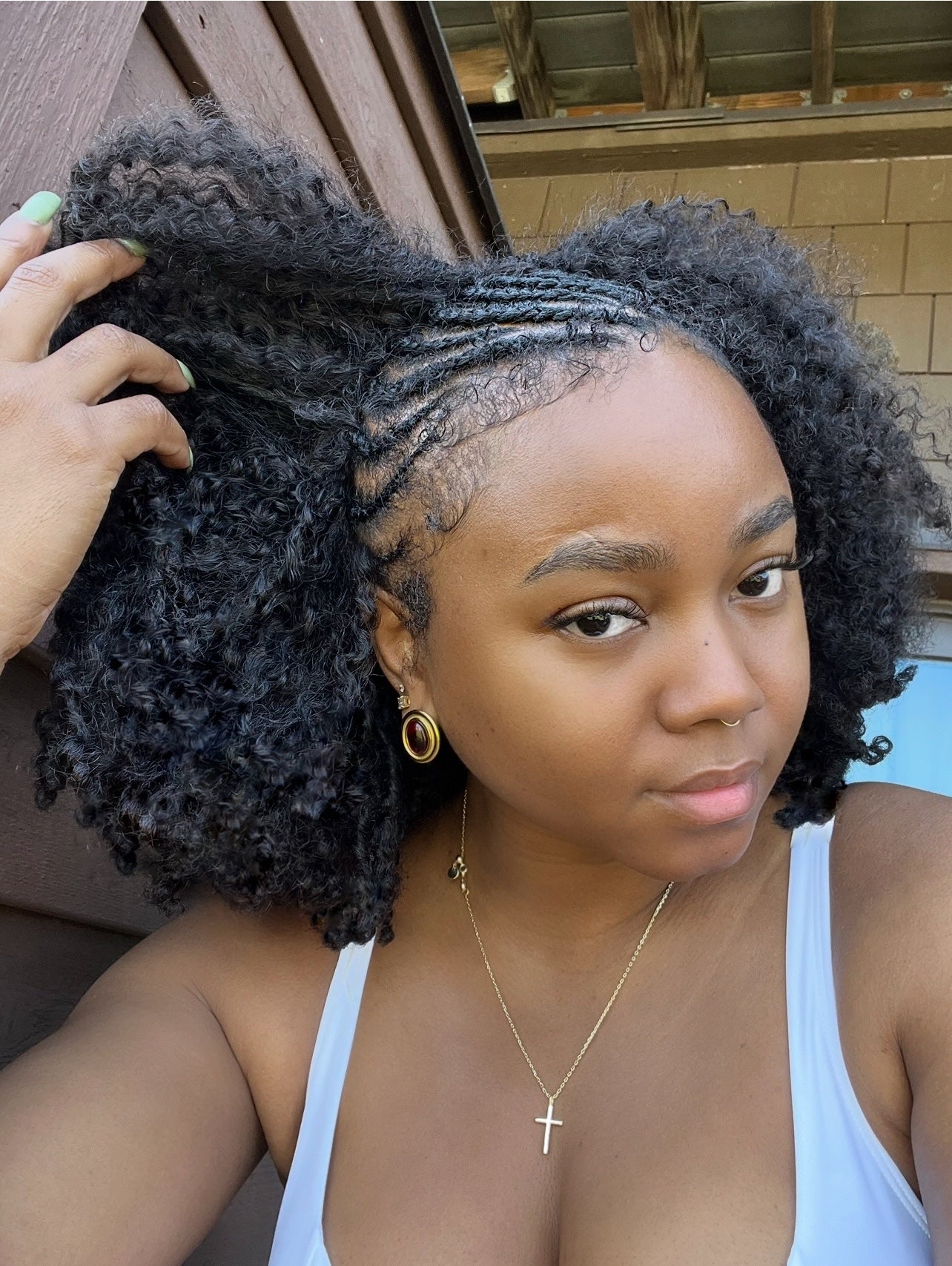 Kinky Coily Flip Over Half Wig Custom