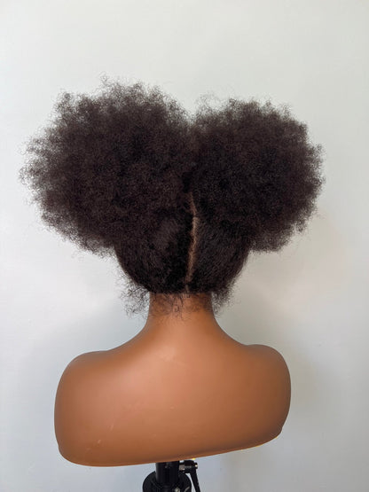 Hybrid Curly Afro 14" Wig - 